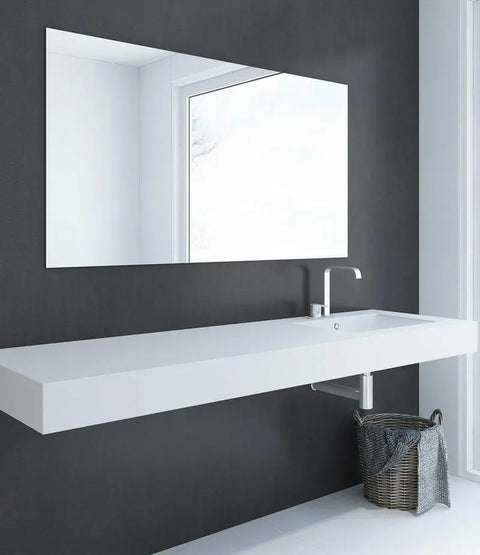 Corian® Waschtisch mit Becken Refresh geschwungen links/mitte/rechts