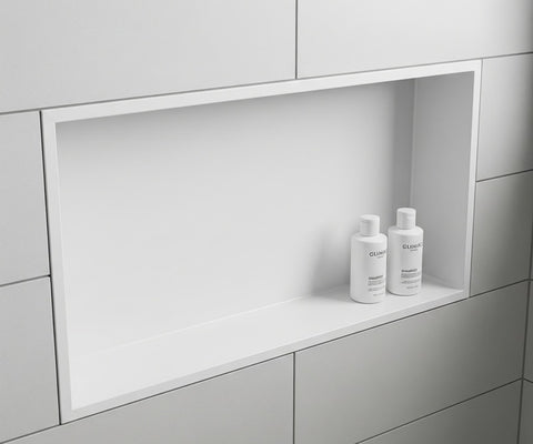 Corian® Duschnische - rechteckig oder quadratisch in zwei Farben