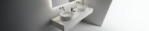 Corian® Waschtische für Aufsatzbecken ohne Unterschrank