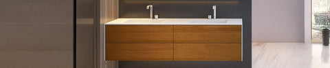 WoodOne+ - Corian® & Holz zweireihig