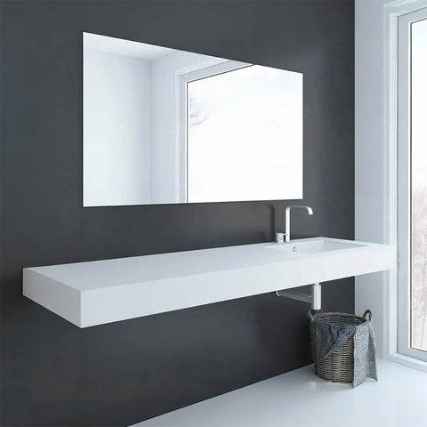 Corian® Washbasin with Refresh Bowl curved left/centre/right