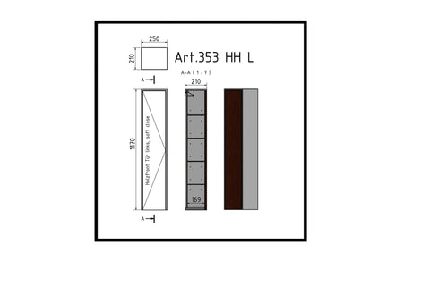 Corian® Hochschrank PureOne by Henneke
