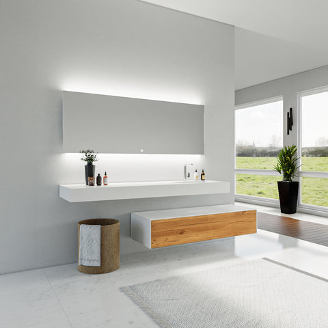 Corian® Sideboard WoodOne by Henneke – Tiefe 330mm oder 500mm