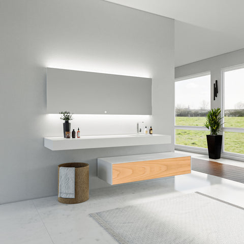 Corian® Sideboard WoodOne by Henneke – Tiefe 330mm oder 500mm