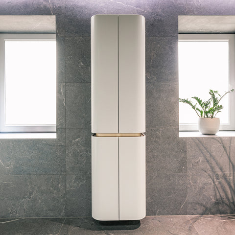 Corian® & Metall Hochschrank Château by Henneke