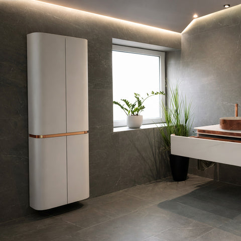 Corian® & Metall Hochschrank Château by Henneke