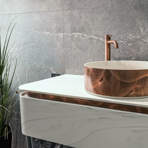 Corian® & Metall Doppelwaschtisch Château by Henneke