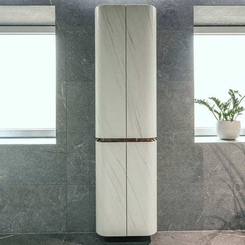 Corian® & Metall Hochschrank Château by Henneke