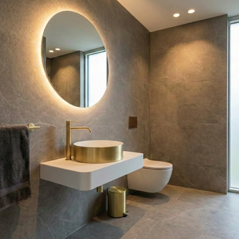Vasques à poser Corian® & Métal Château par Henneke