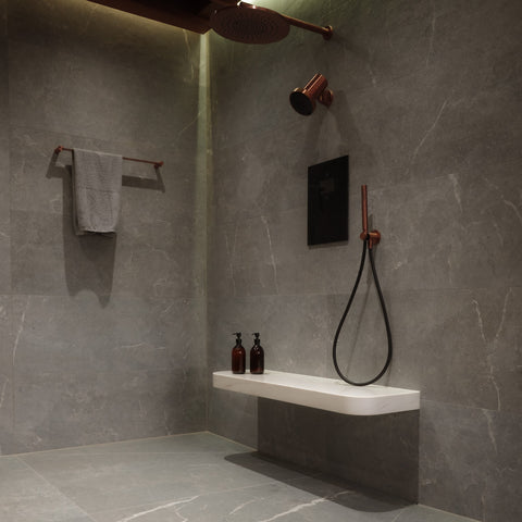 Banc Corian® pour salle de bain et douche