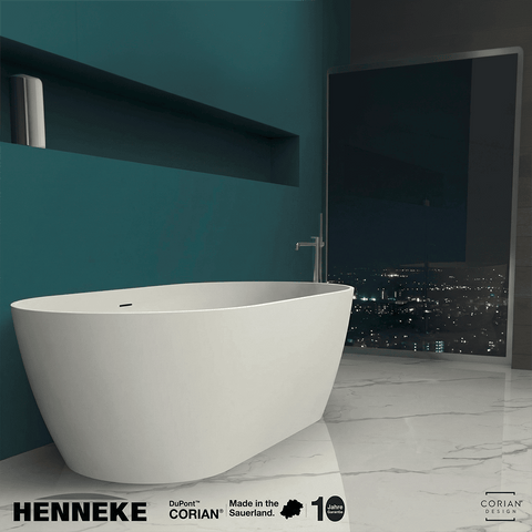 SHIRO Freistehende Corian® Design Badewanne