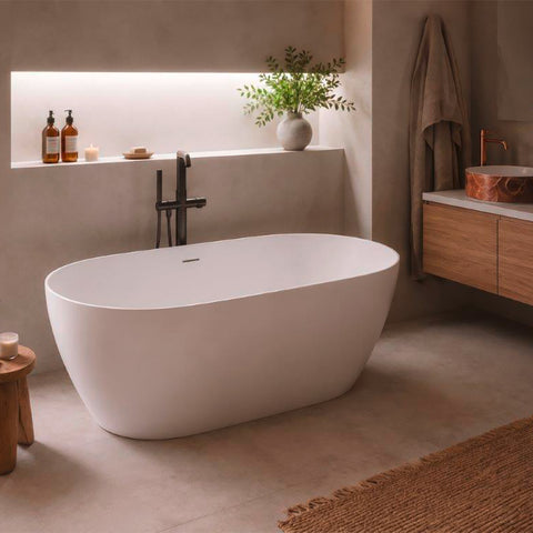 SHIRO Freistehende Corian® Design Badewanne