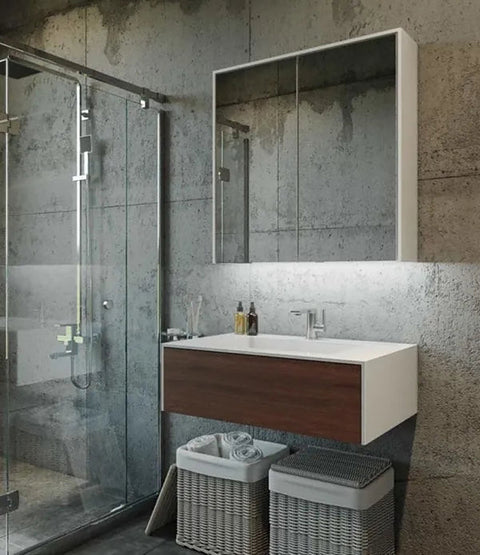 Corian® Spiegelschrank PureOne by Henneke – Türanzahl optional